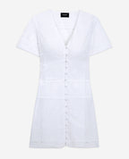 The Kooples - Robe - Blanc - Femme