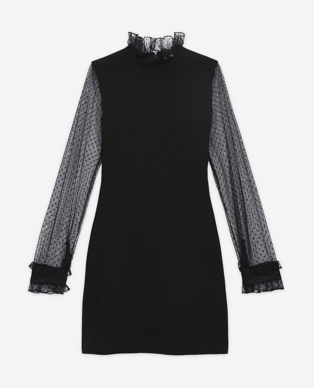 The Kooples - Robe Courte Detail Col - Femme