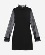 The Kooples - Robe Courte Detail Col - Femme