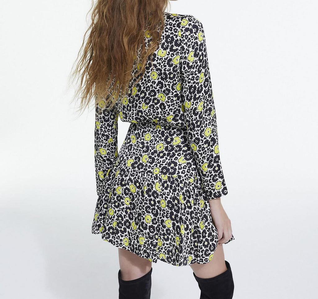 The Kooples - Robe Patineuse - Blanc Et Noir - Femme