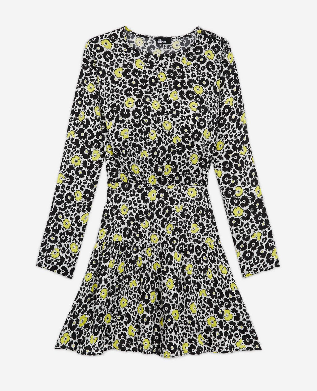 The Kooples - Robe Patineuse - Blanc Et Noir - Femme