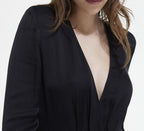 The Kooples - Robe Longue - Noir - Femme