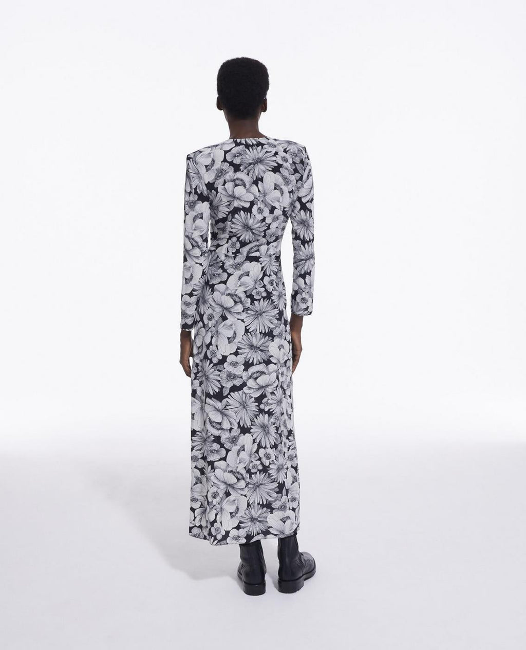 The Kooples - Robe Longue En Soie - Noir - Femme
