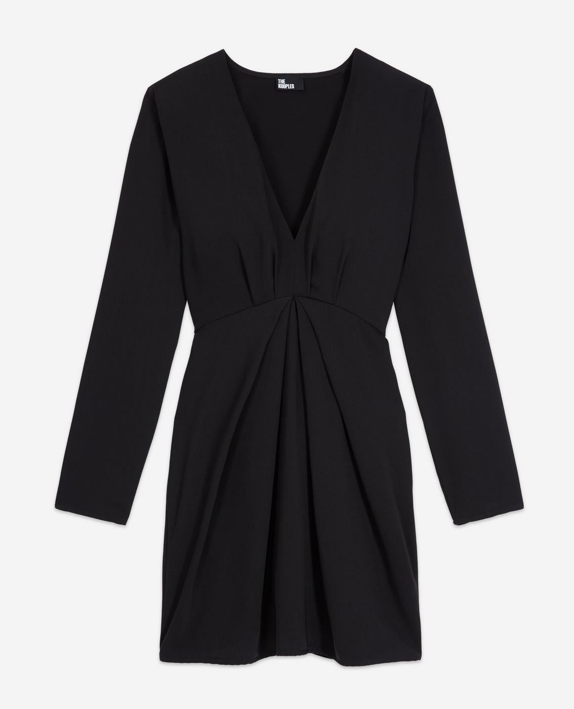 The Kooples - Robe Patineuse - Noir - Probleme Modele - Femme