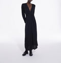 The Kooples - Robe Longue - Noir - Femme