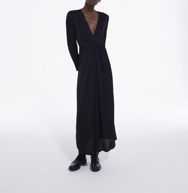 The Kooples - Robe Longue - Noir - Femme