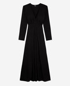 The Kooples - Robe Longue - Noir - Femme