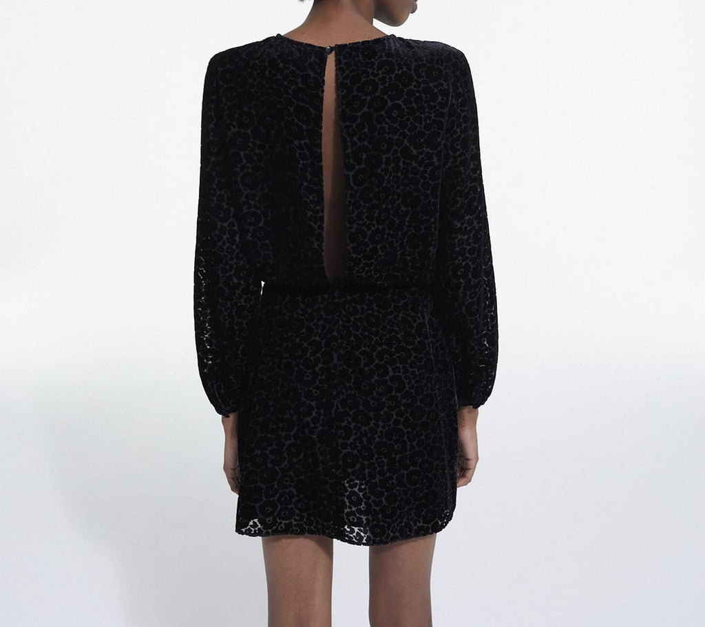 The Kooples - Robe Patineuse - Noir - Femme