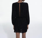 The Kooples - Robe Patineuse - Noir - Femme