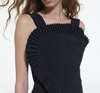 The Kooples - Robe Fourreau - Noir - Femme