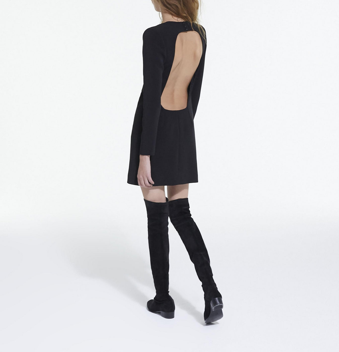 The Kooples - Robe Droite - Noir - Femme