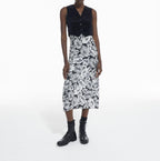 The Kooples - Robe Trompe-L’Œil En Soie - Noir - Femme