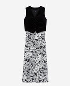 The Kooples - Robe Trompe-L’Œil En Soie - Noir - Femme