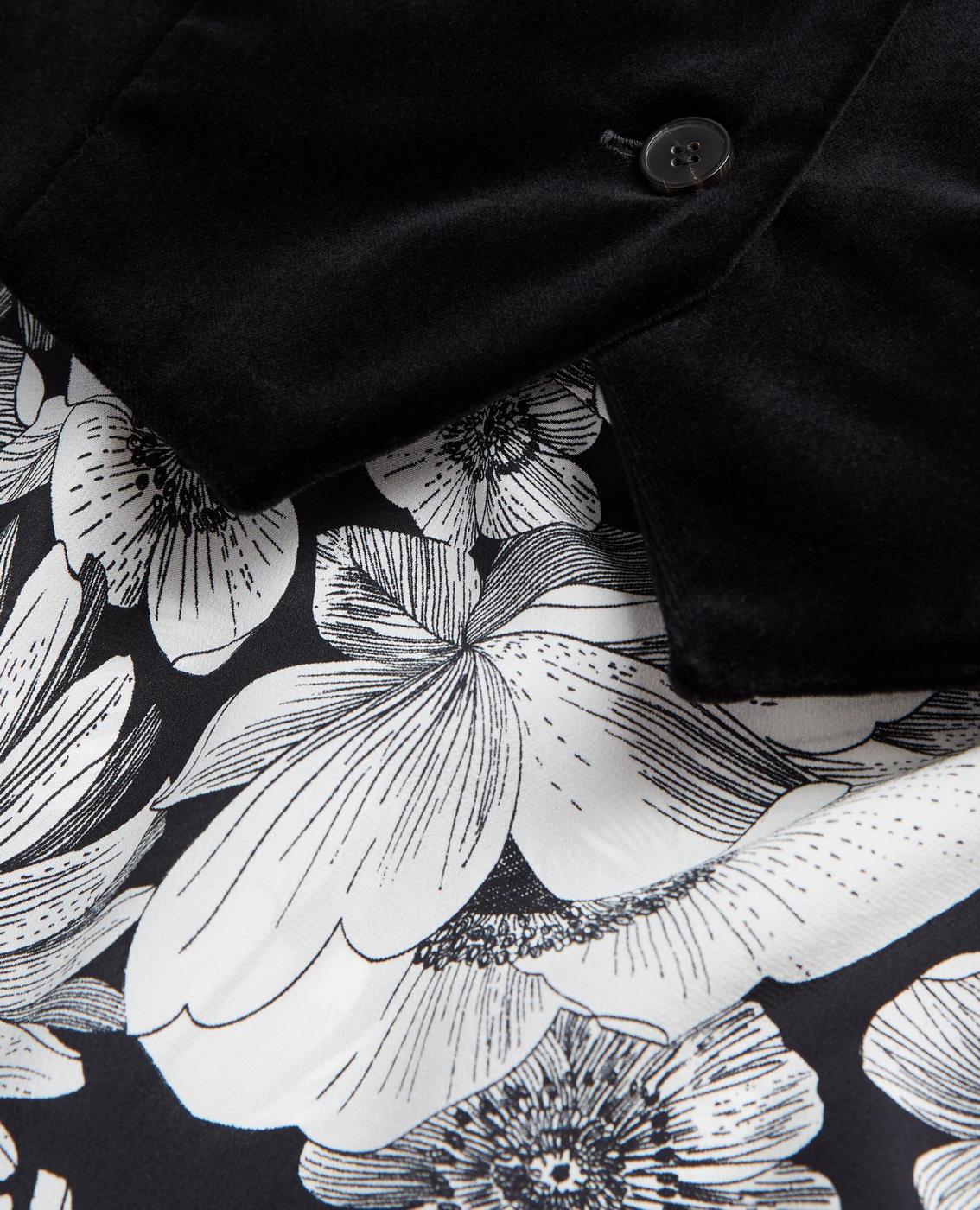 The Kooples - Robe Trompe-L’Œil En Soie - Noir - Femme