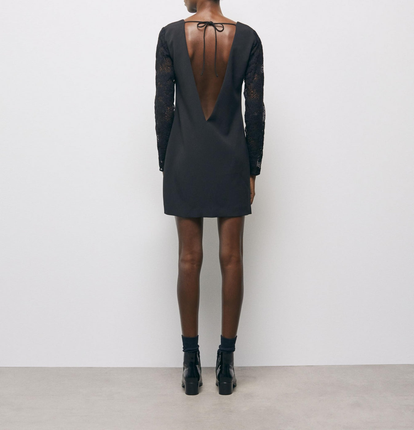Robe Droite - Bleu Marine - Femme