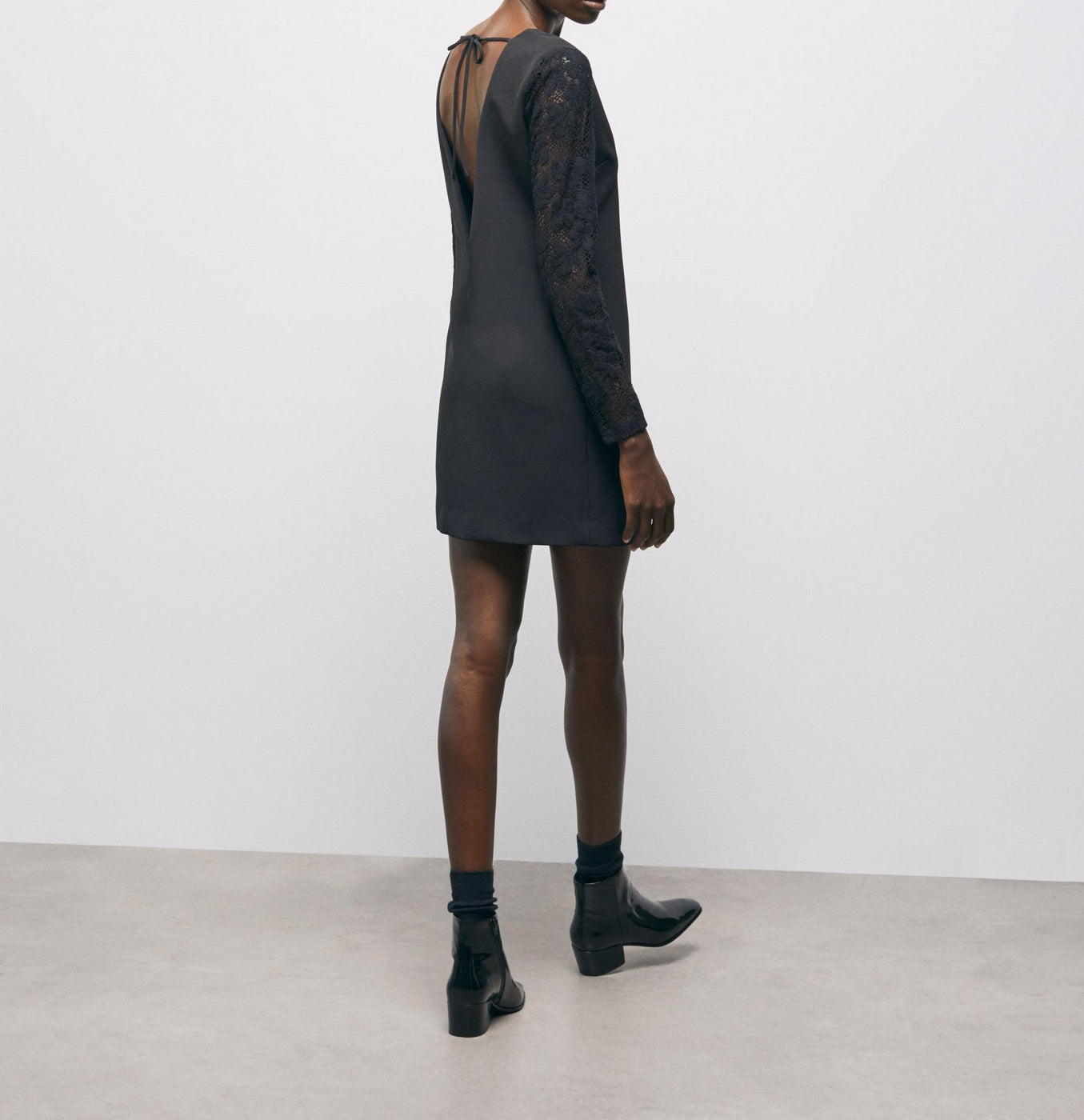 Robe Droite - Bleu Marine - Femme
