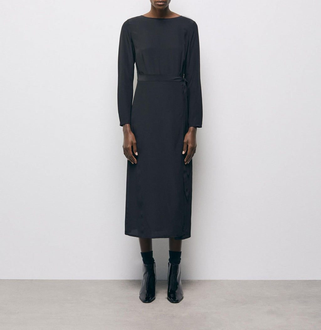 The Kooples - Robe Midi - Noir - Femme
