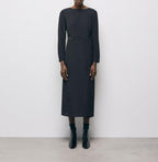 The Kooples - Robe Midi - Noir - Femme