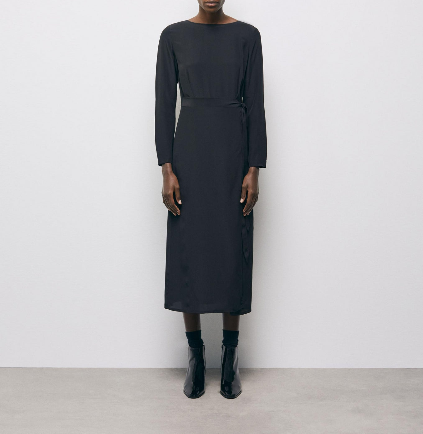 The Kooples - Robe Midi - Noir - Femme