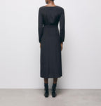 The Kooples - Robe Midi - Noir - Femme