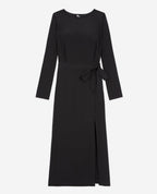 The Kooples - Robe Midi - Noir - Femme