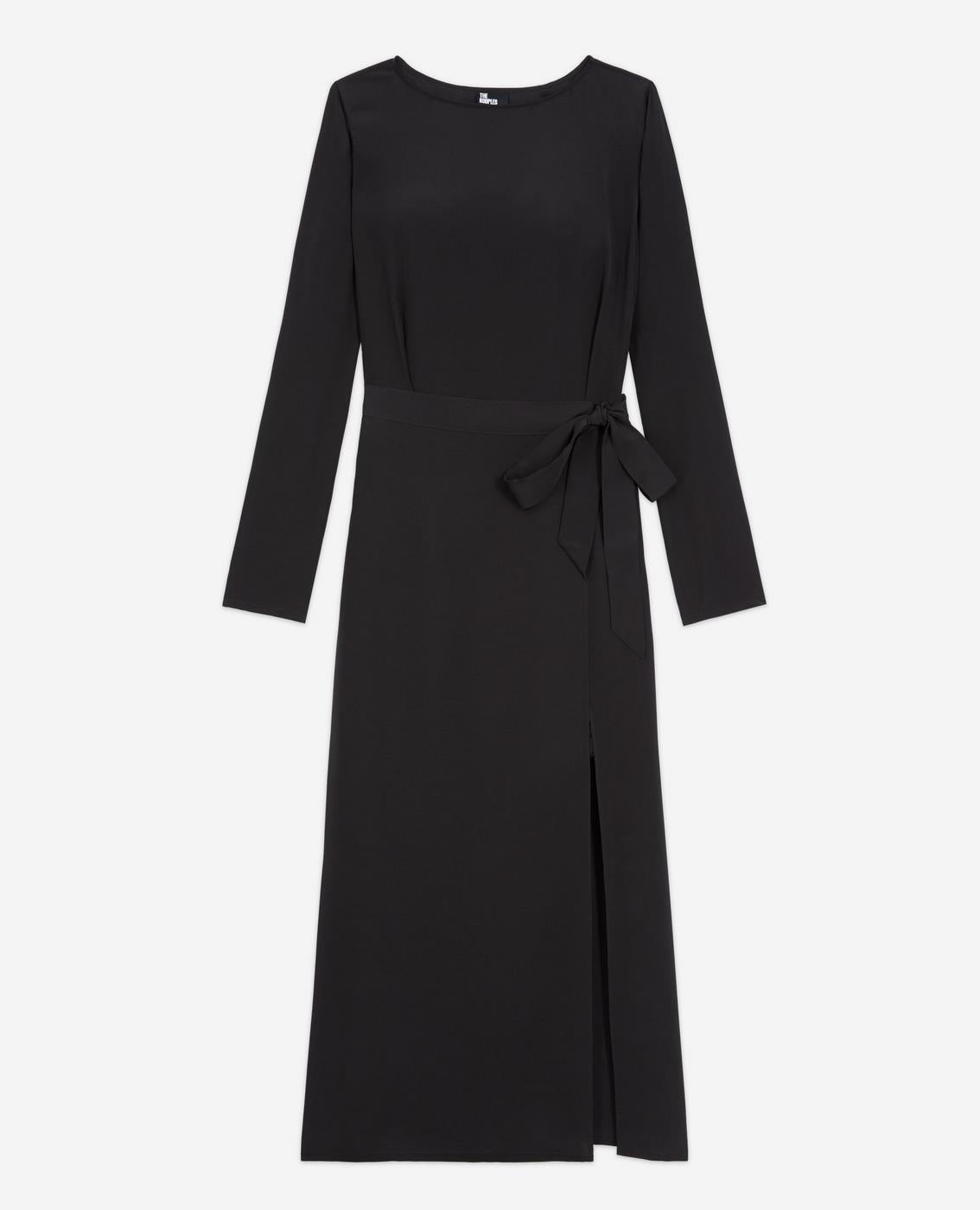The Kooples - Robe Midi - Noir - Femme