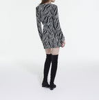 The Kooples - Robe Droite - Noir - Femme