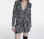 The Kooples - Robe Droite - Noir - Femme