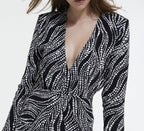 The Kooples - Robe Droite - Noir - Femme