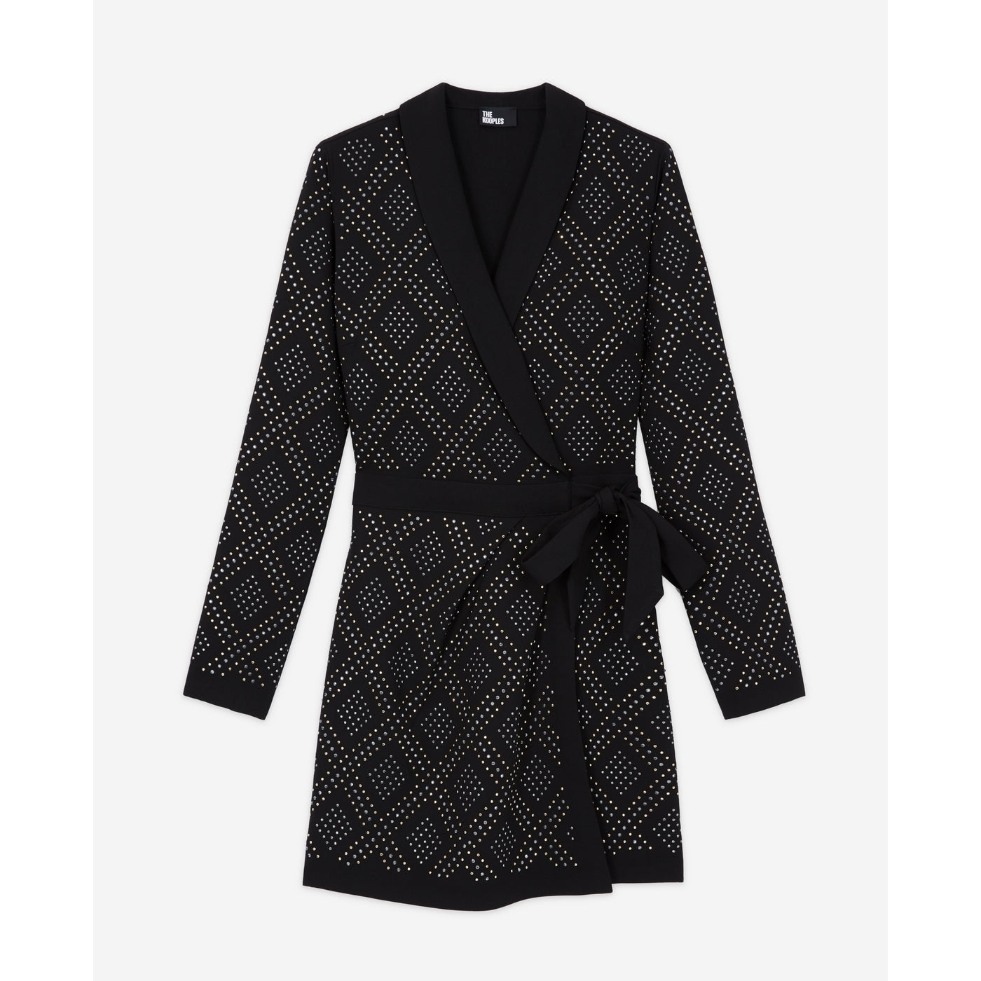 The Kooples - Robe Portefeuille - Noir - Femme