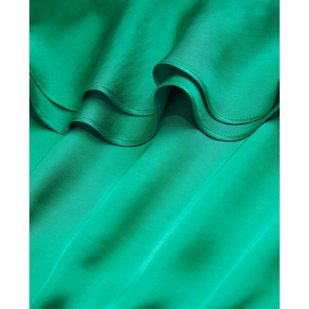 The Kooples - Robe Asymétrique - Vert - Femme