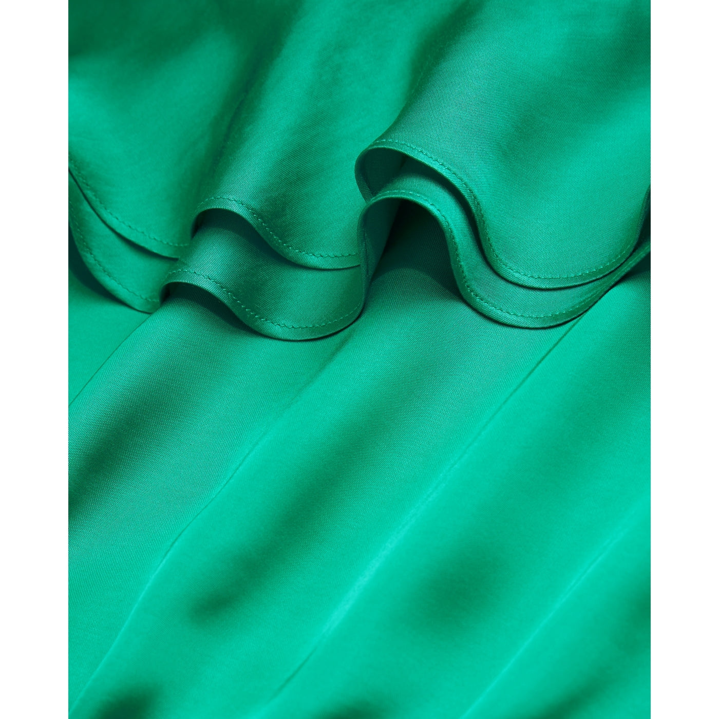 The Kooples - Robe Asymétrique - Vert - Femme
