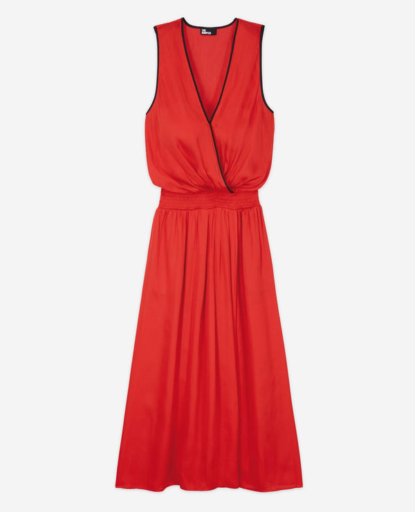 The Kooples - Robe Longue - Rouge - Femme