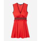 The Kooples - Robe Patineuse - Rouge - Femme