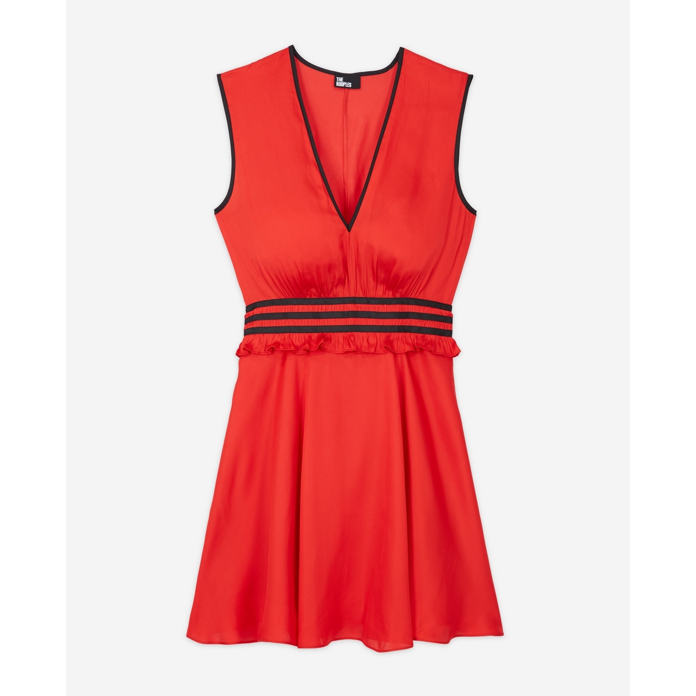 The Kooples - Robe Patineuse - Rouge - Femme