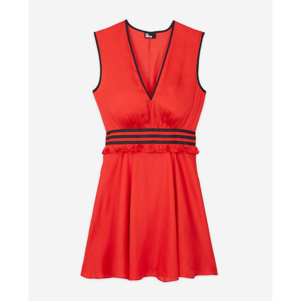 The Kooples - Robe Patineuse - Rouge - Femme