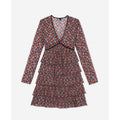 The Kooples - Robe Volantée - Multicolore - Femme