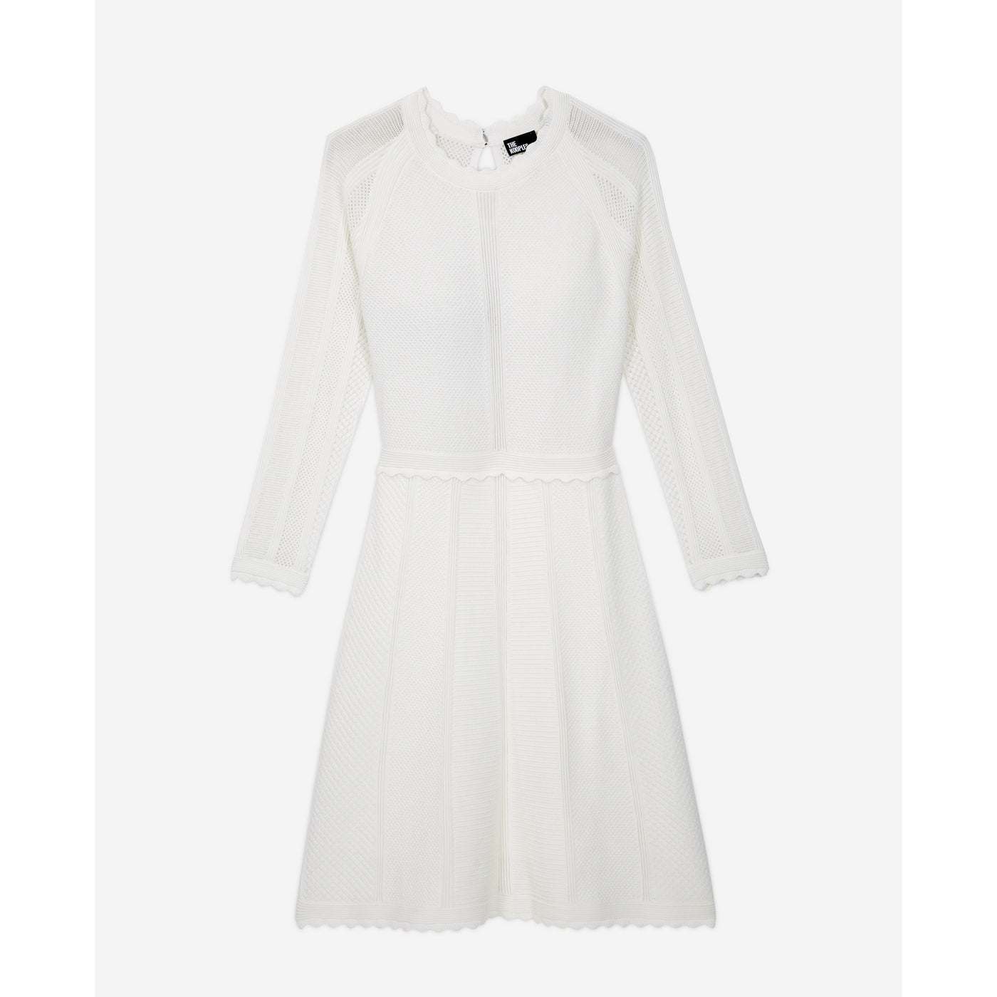 The Kooples - Robe Patineuse - Blanc - Femme