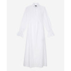 The Kooples - Robe Longue En Broderie Anglaise - Blanc - Femme