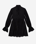 The Kooples - Robe À Manches Longues - Noir - Femme
