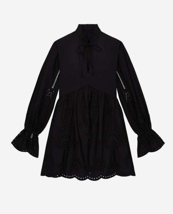 The Kooples - Robe À Manches Longues - Noir - Femme