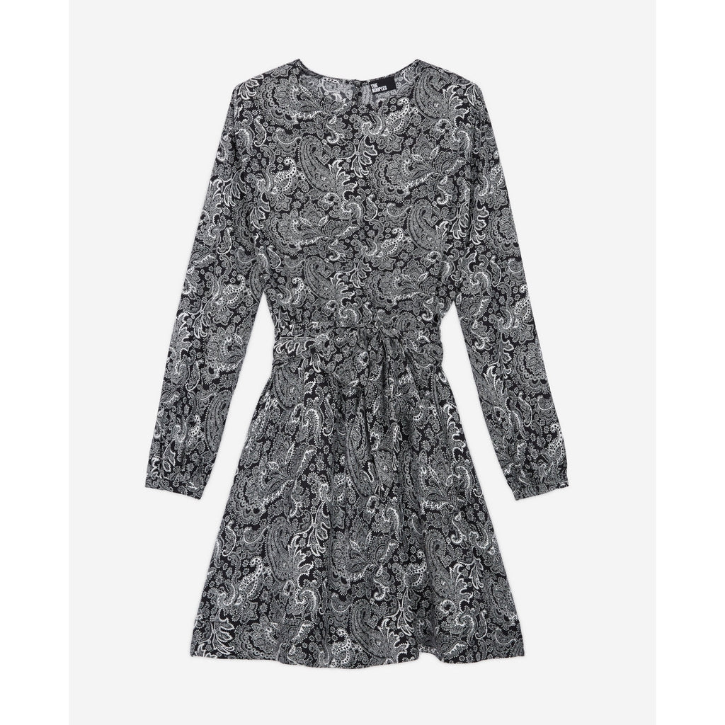 The Kooples - Robe Patineuse - Noir Et Blanc - Femme