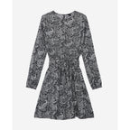 The Kooples - Robe Patineuse - Noir Et Blanc - Femme