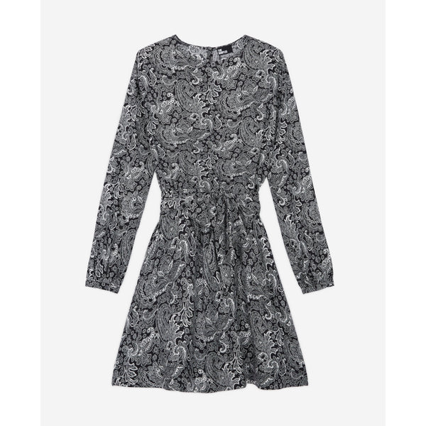 The Kooples - Robe Patineuse - Noir Et Blanc - Femme