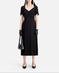 The Kooples - Robe Longue Mc Haut Dentelle - Femme