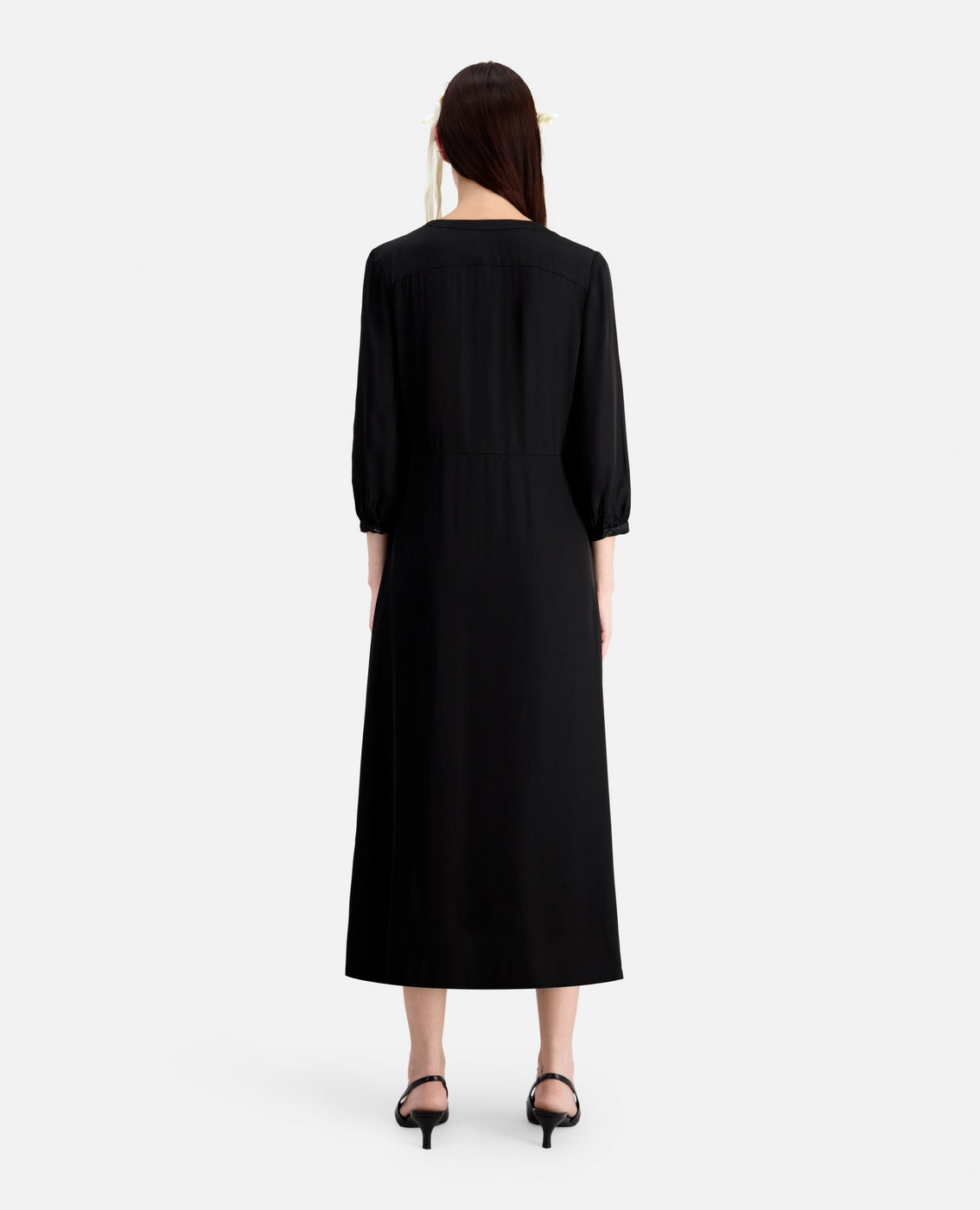 The Kooples - Robe Longue - Noir - Femme