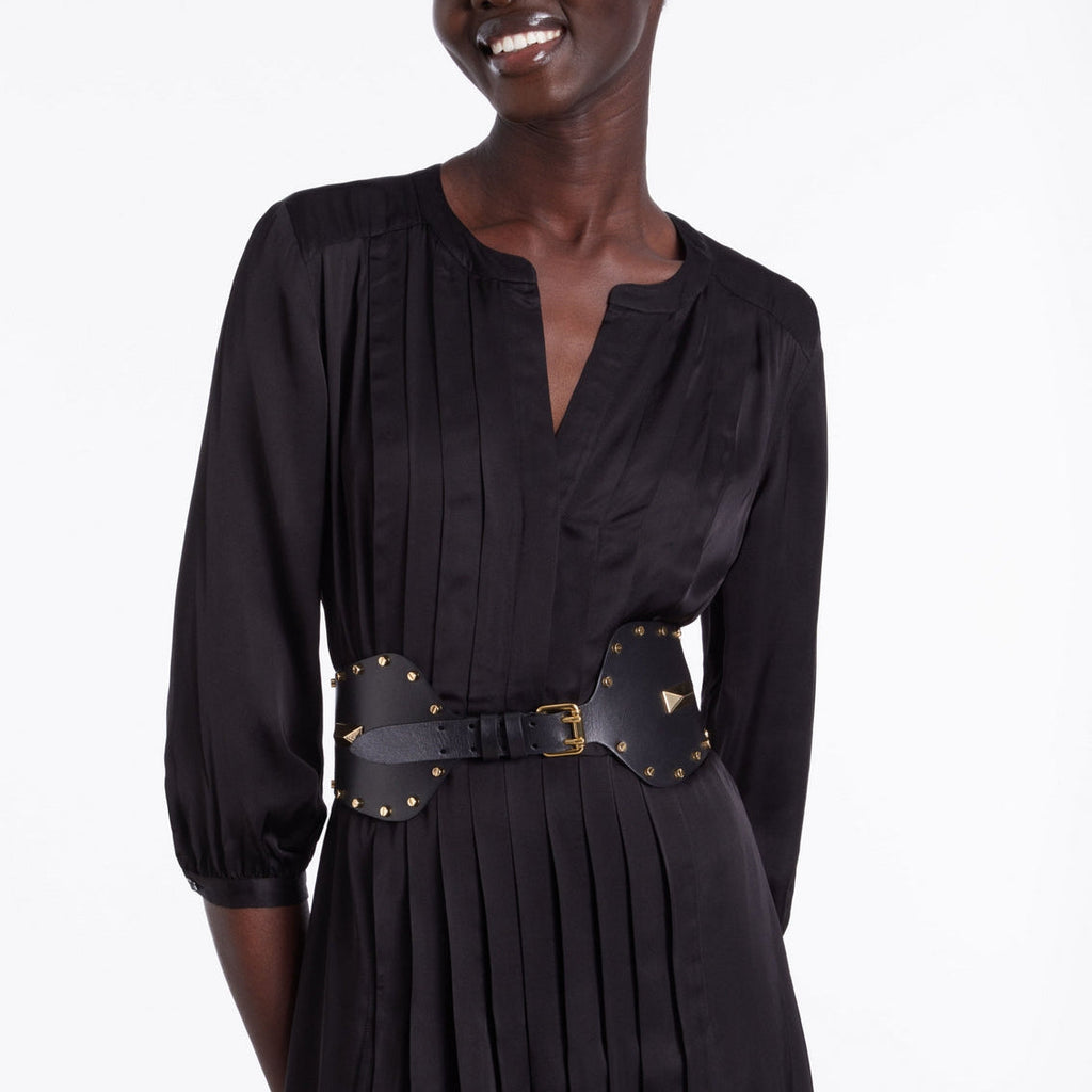 The Kooples - Robe Longue - Noir - Femme