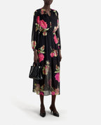 The Kooples - Robe Longue - Noir - Femme