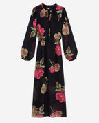 The Kooples - Robe Longue - Noir - Femme
