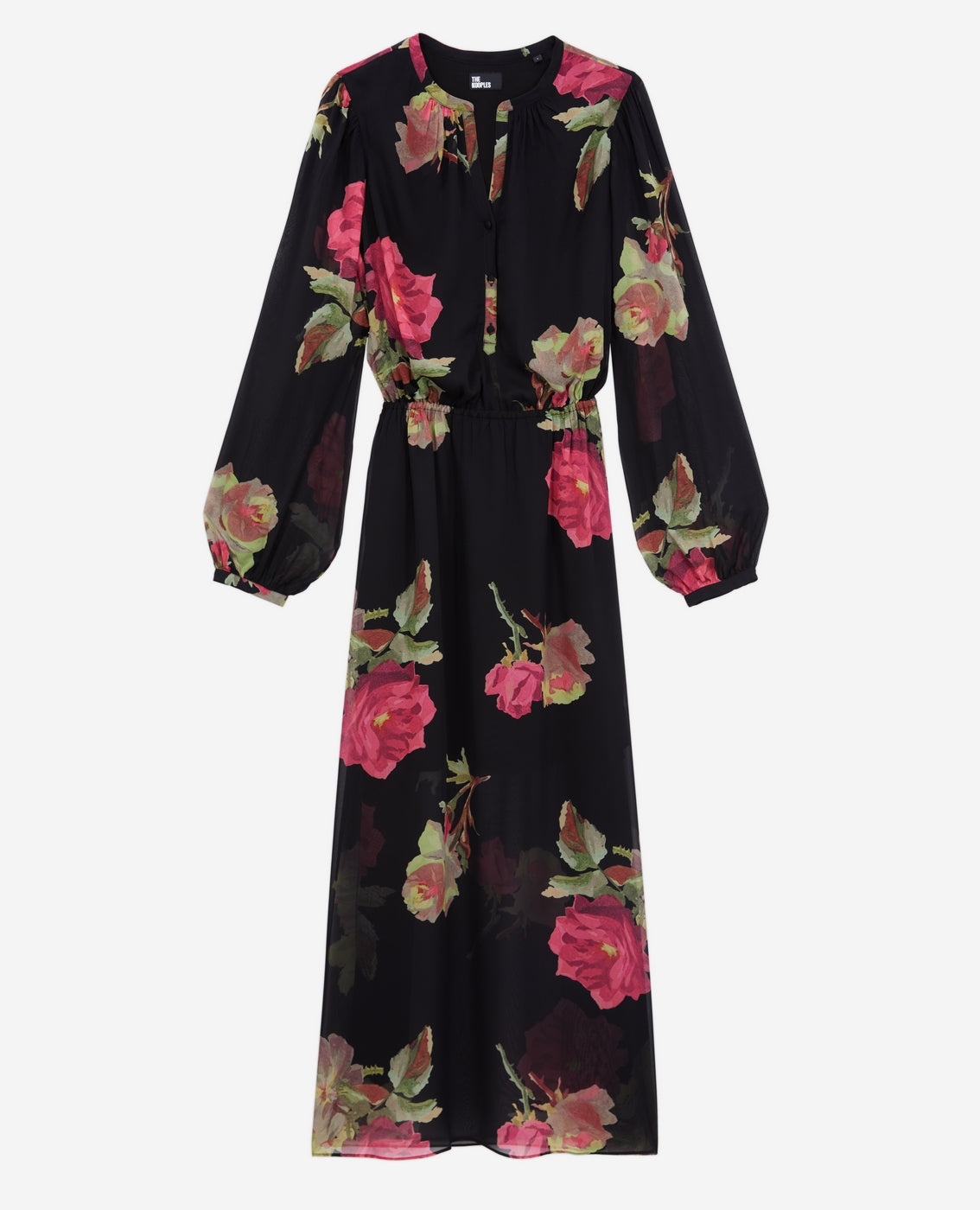The Kooples - Robe Longue - Noir - Femme